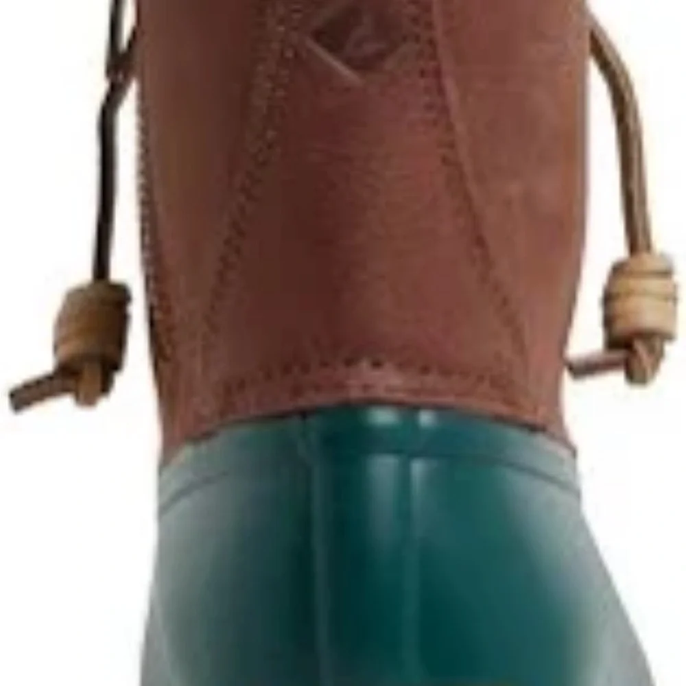 Sperry Saltwater Duck Boot – Green Leather | Size 6
